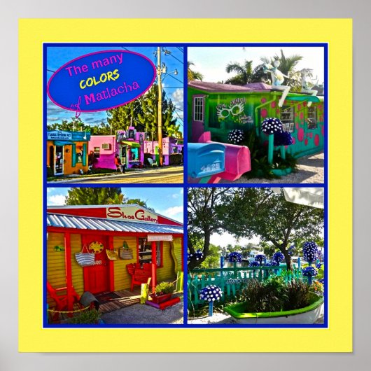 マッラチャパインアイランドフロリダプリンタブルアート ポスター (正面)