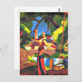 マッ威厳があるクの絵画子たち、泉の子たち ポストカード (正面/裏面)