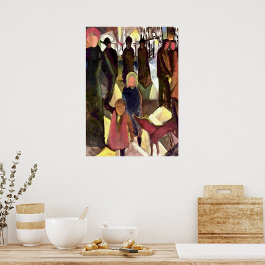 マッ威厳があるク絵画の別れ ポスター (キッチン)