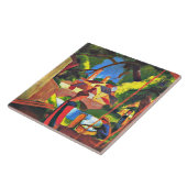 マッ威厳があるク絵画の泉の子どもたち タイル (側面)