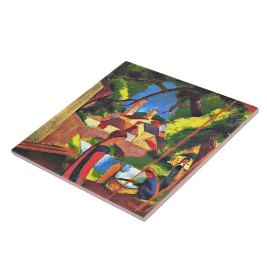 マッ威厳があるク絵画の泉の子どもたち タイル (側面)