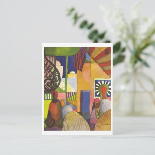 マッ威厳があるク – Im Basar - 1914バザール ポストカード (スタンド正面)