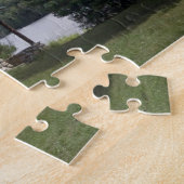 マツの丸太小屋 ジグソーパズル (側面)