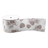 マツもみのクリスマスツリーのヒマラヤスギのトウヒの円錐形 グログランリボン (リール)