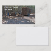 マツわらの掻き集める操作 名刺 (正面/裏面)