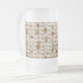 マツァのデザインのエリヤ/Miriamのコップ フロストグラスビールジョッキ (正面左)