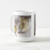 マツアメリカムシクイの賛美歌の62:8のマグ コーヒーマグカップ (正面左)