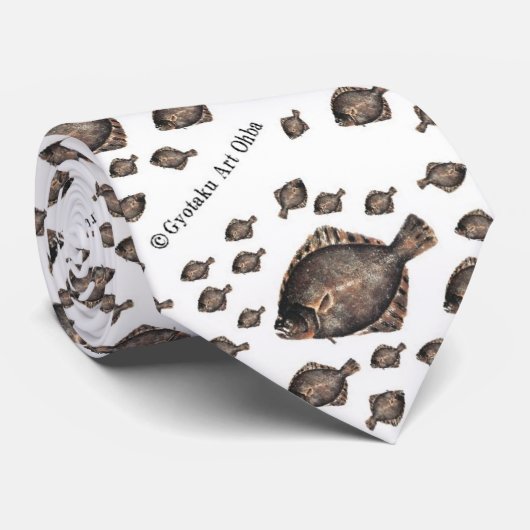 マツカワ　王鰈 ネクタイ (ロール)