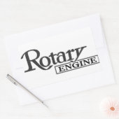 マツダロータリーエンジンシール 長方形シール (封筒)