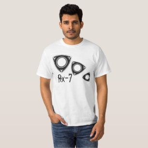 マツダ回転式Rx-7のワイシャツ Tシャツ