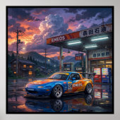 マツダ MX-5ミアータ ツーリングカー ポスター (正面)