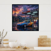 マツダ MX-5ミアータ ツーリングカー ポスター (キッチン)