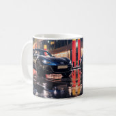 マツダMX5ミアタND第4世代ジェットブラックマグカップ コーヒーマグカップ (正面左)