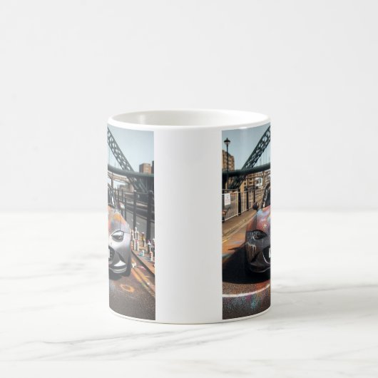 マツダMX5ミアタND第4世代スプレー色彩の鮮やかマグ コーヒーマグカップ (中央)