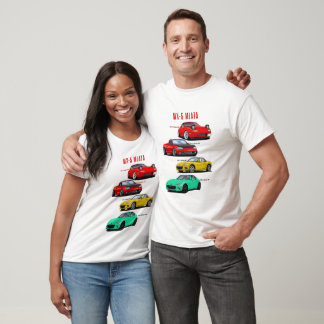 マツダMX-5ミアタファミリー Tシャツ