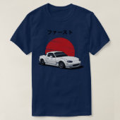 マツダMX 5ミアタ Tシャツ (デザイン正面)