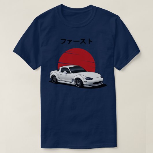 マツダMX 5ミアタ Tシャツ (デザイン正面)