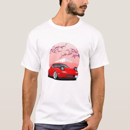 マツダMX-5ミアタNA Tシャツ (正面)