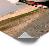 マツダR100ヴィンテージ日本の性能 ポスター (角)