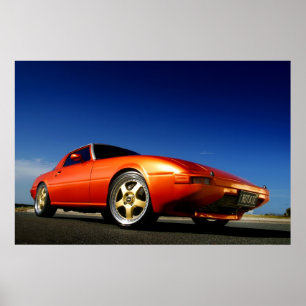マツダRX7ローター ポスター