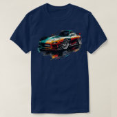 マツダRX7 13 Tシャツ (デザイン正面)