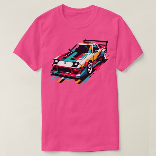 マツダRX7 3 Tシャツ (デザイン正面)