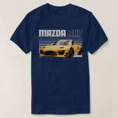 マツダRX7 Tシャツ (デザイン正面)