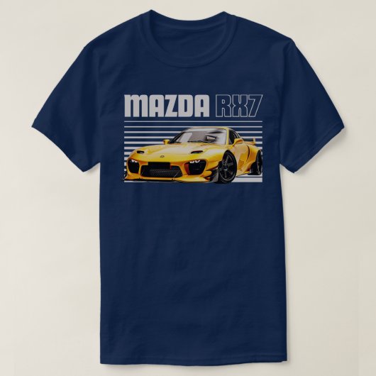 マツダRX7 Tシャツ (デザイン正面)