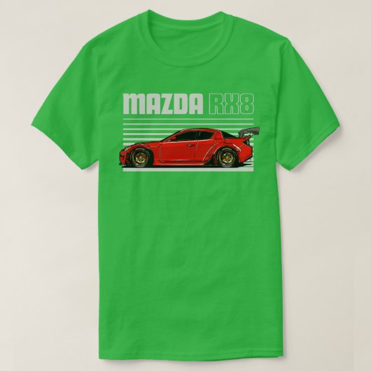 マツダRX8 Tシャツ (デザイン正面)