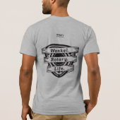 マツダRX-7: 示されている白い- Wankel。 回転式。 生命 Tシャツ (裏面)