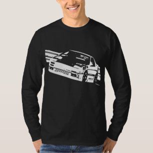 マツダRX-7 FC3Sの横の長袖 Tシャツ