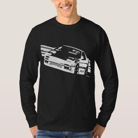 マツダRX-7 FC3Sの横の長袖 Tシャツ (正面)