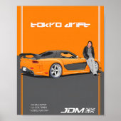 マツダRX-7 FD3S 2ロータースペック ポスター (正面)