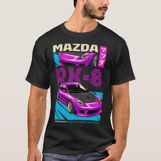 マツダRx-8レガシー Tシャツ (正面)