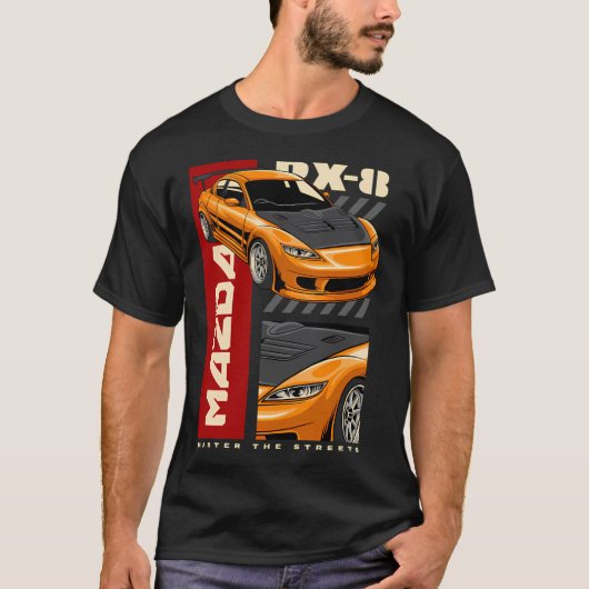 マツダRx-8恋人 Tシャツ (正面)