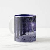 マツマグのクリスマス ツートーンマグカップ (正面左)