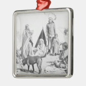 マツリッジ、サウスダコタのスー族の予約、 メタルオーナメント (左)