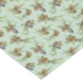 マツ円錐形のクリスマスパターン-クリスマスのギフト テーブルクロス (アングル)