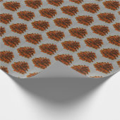 マツ円錐形の包装紙 ラッピングペーパー (角)