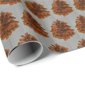 マツ円錐形の包装紙 ラッピングペーパー (ロールコーナー)