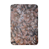 マツ円錐形の集り バスマット (正面縦)