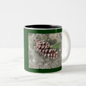 マツ円錐形及びふさのマグ ツートーンマグカップ (正面右)