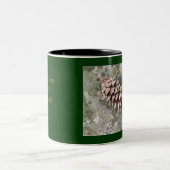 マツ円錐形及びふさのマグ ツートーンマグカップ (中央)