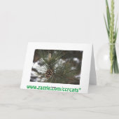 マツ円錐形 カード (裏面)