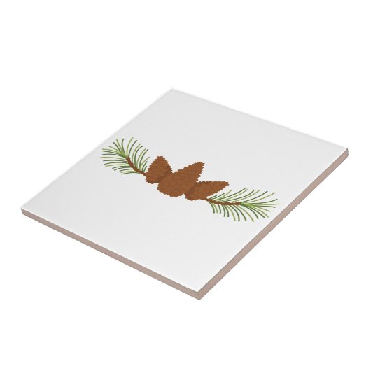 マツ円錐形 タイル (側面)