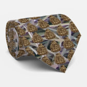 マツ円錐形(Ponderosa)の針の背景 ネクタイ (ロール)