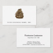 マツ円錐形(Ponderosa) 名刺 (正面/裏面)
