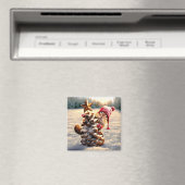 マツ円錐木付きチムンク マグネット (インサイチュ (食洗機))