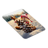 マツ円錐木付きチムンク マグネット (右側)