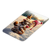 マツ円錐木付きチムンク マグネット (左側)